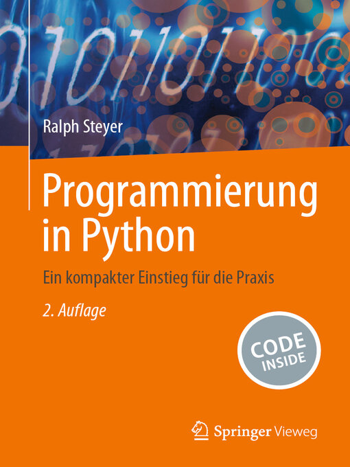 Title details for Programmierung in Python by Ralph Steyer - Available